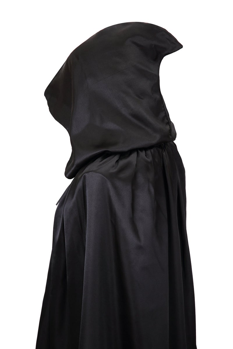 VGLOOK Unisex Hooded Halloween Christmas Cloak Costumes Party Cape Black - Image 5